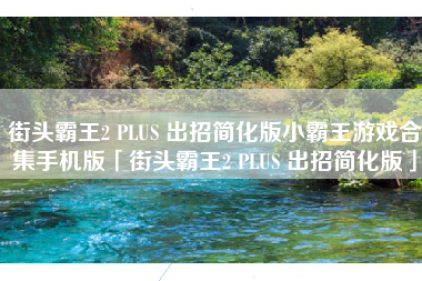 街头霸王2 PLUS 出招简化版小霸王游戏合集手机版「街头霸王2 PLUS 出招简化版」